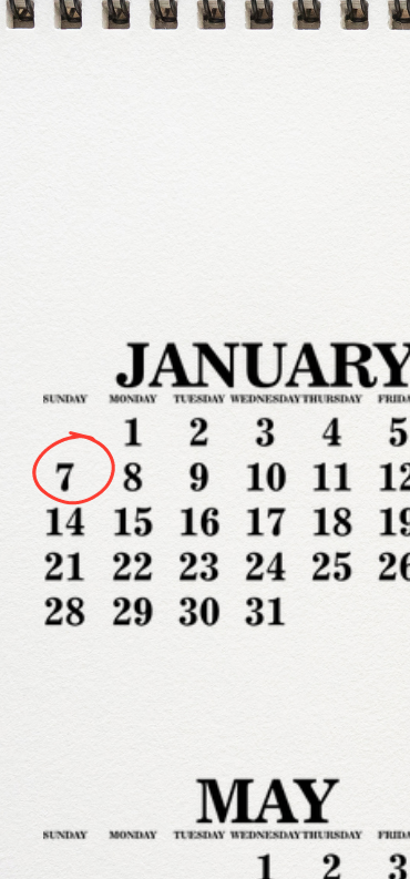 January 7th is peak day for post-Christmas break-ups