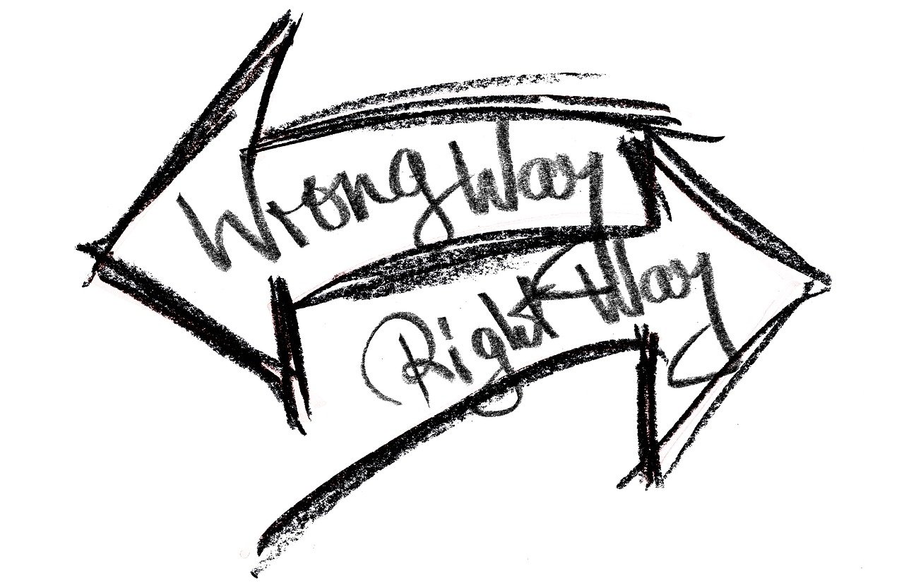 Right & wrong arrows