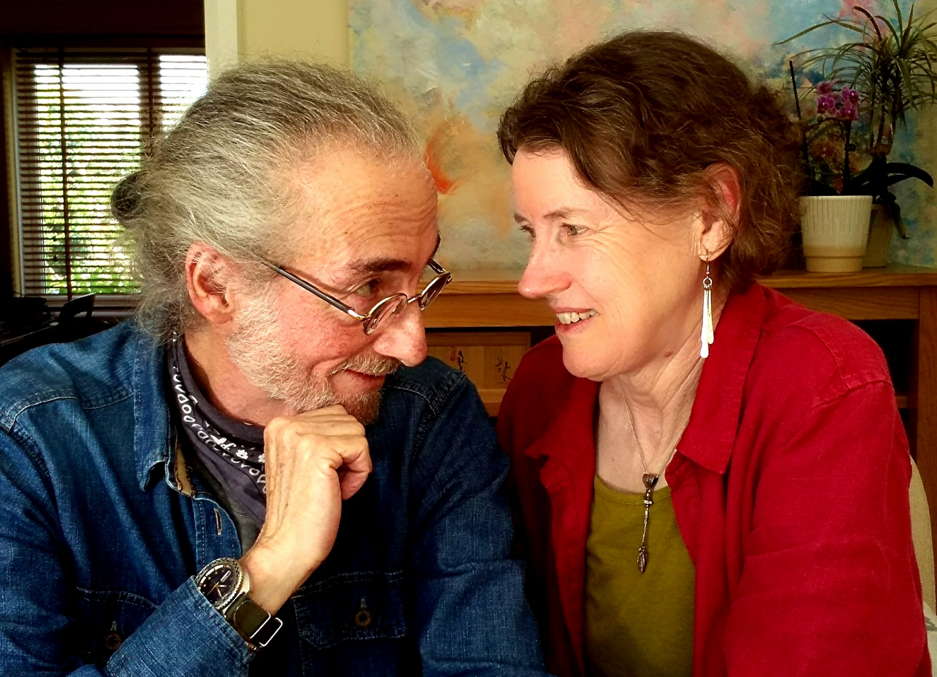 Sorrel & Mark looking a bit sad